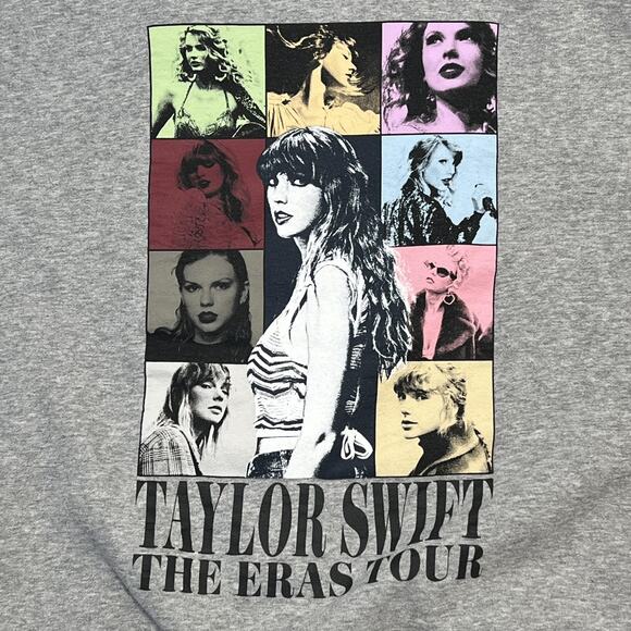 Taylor Swift Sweatshirt Womens Large The Eras Tour Concert Crewneck Pop Music - Picture 2 of 9